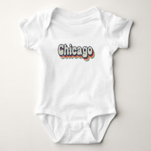 Chicago Illinois Chrome City Klassieke Kunst Romper
