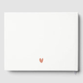 Chicago, Illinois City Scape Waterverf bruiloft Gastenboek (Achterkant)