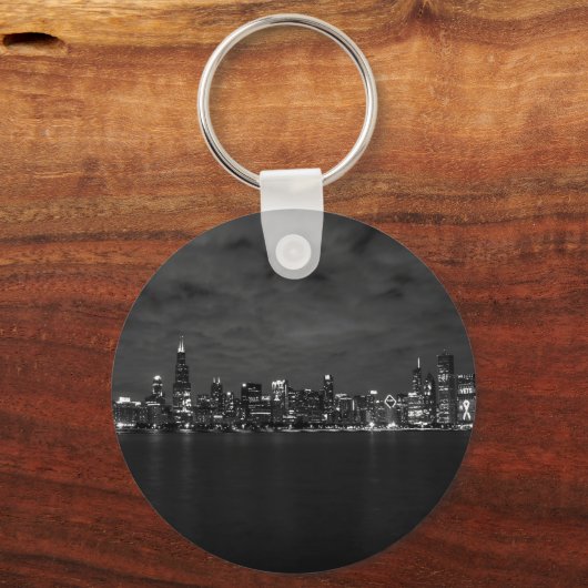 Chicago Illinois City Sleutelhanger (Achterkant)