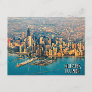 Chicago Illinois Downtown Briefkaart