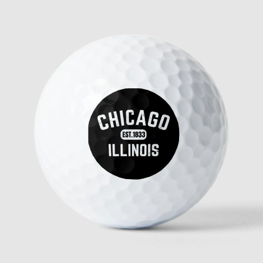 Chicago Illinois Golfballen (Voorkant)
