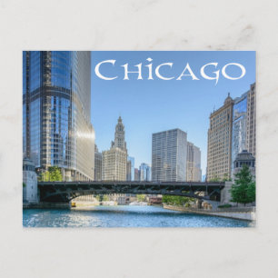 Chicago Illinois ( IL ) Fountain United States USA Briefkaart