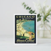 Chicago Illinois IL US Briefkaart (Staand voorkant)