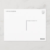 Chicago, Illinois ( IL ) Verenigde Staten Briefkaart (Achterkant)