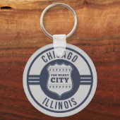 Chicago, Illinois ( IL ) , Verenigde Staten van Am Sleutelhanger (Voorkant)