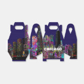 Chicago, Illinois in graffiti Bedankdoosjes (Uitgevouwen)