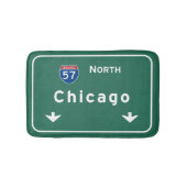 Chicago Illinois Interstate Highway Freeway Road : Badmat (Voorkant)