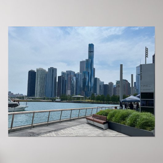 Chicago Illinois Navy Pier Poster (Voorkant)