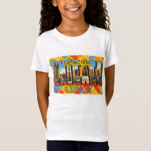 Chicago Illinois Old Vintage Travel Souvenir T-shirt
