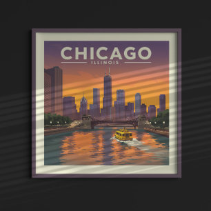 Chicago Illinois Poster