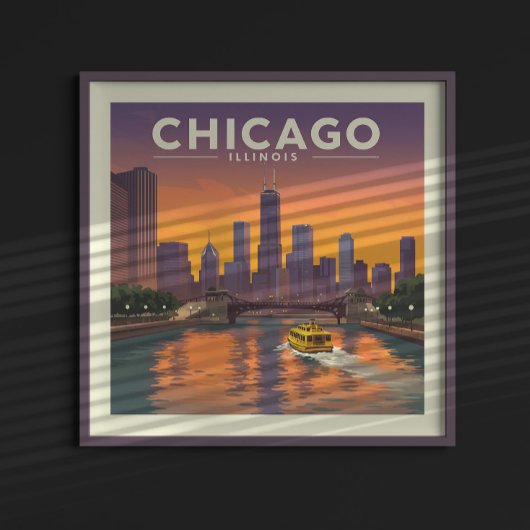 Chicago Illinois Poster