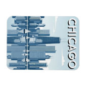 Chicago Illinois Reizen Magneet (Horizontaal)