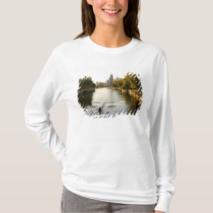 Chicago, Illinois, Roeiers in Lincoln Park-lagune T-shirt