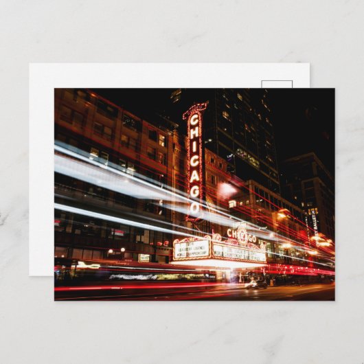 Chicago Illinois Skyline Briefkaart (Voorkant / Achterkant)