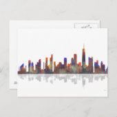 Chicago Illinois Skyline Briefkaart (Voorkant / Achterkant)