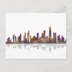 Chicago Illinois Skyline Briefkaart