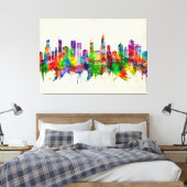 Chicago Illinois Skyline Canvas Afdruk (Insitu (Slaapkamer))