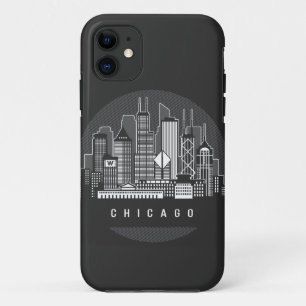 Chicago Illinois Skyline iPhone 11 Hoesje