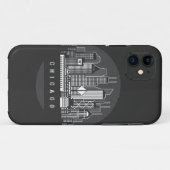 Chicago Illinois Skyline Case-Mate iPhone Case (Achterkant (horizontaal))