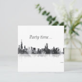 CHICAGO ILLINOIS SKYLINE - Invitation (Debout devant)