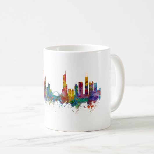 Chicago Illinois Skyline Koffiemok (Voorkant rechts)