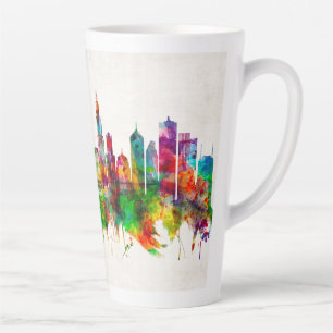 Chicago Illinois Skyline Latte Mok