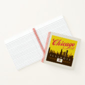 Chicago Illinois Skyline Notitieboek (Binnen)