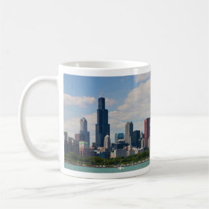 Chicago Illinois Skyline Panorama Koffiemok