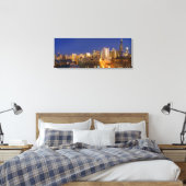 Chicago, Illinois, skyline shot van West Loop Canvas Afdruk (Insitu (Slaapkamer))
