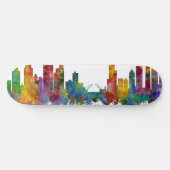 Chicago Illinois Skyline Skateboard (Horizontaal)