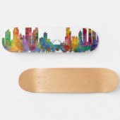 Chicago Illinois Skyline Skateboard (Horizontaal)