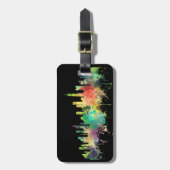 CHICAGO, ILLINOIS SKYLINE SP - BAGAGELABEL (Voorkant verticaal)