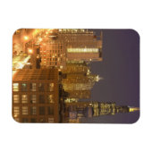 Chicago, Illinois, Skyline van West Loop bij Magneet (Horizontaal)