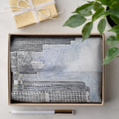 Chicago Illinois Stetch Decoupage Paper Tissuepapier (Geschenk)