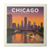  Chicago Illinois Tegeltje (Voorkant)