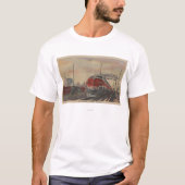 Chicago, Illinois/Train T-shirt (Voorkant)
