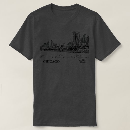 Chicago Illinois TShirt 10 (Design voorkant)