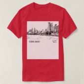 Chicago Illinois TShirt 9 (Design devant)