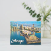 Chicago, Illinois, Verenigde Staten Briefkaart (Staand voorkant)