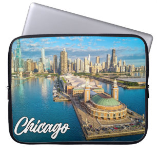 Chicago, Illinois, Verenigde Staten Laptop Sleeve