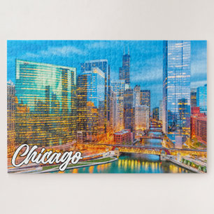 Chicago, Illinois, Verenigde Staten Legpuzzel