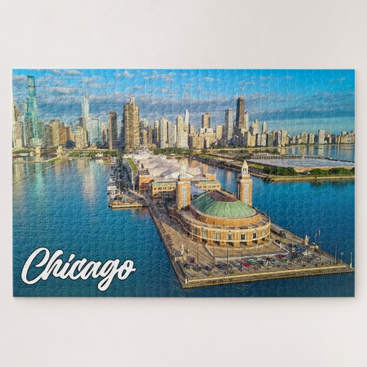 Chicago, Illinois, Verenigde Staten Legpuzzel (Horizontaal)