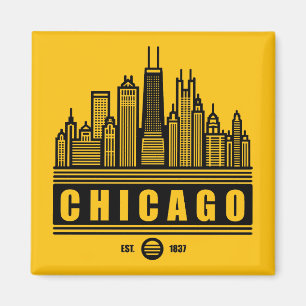 Chicago Illinois Verenigde Staten Magneet
