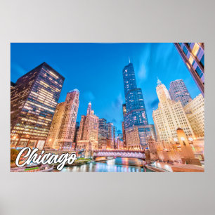 Chicago, Illinois, Verenigde Staten Poster