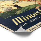 Chicago, Illinois Vintage Travel Poster (Hoek)
