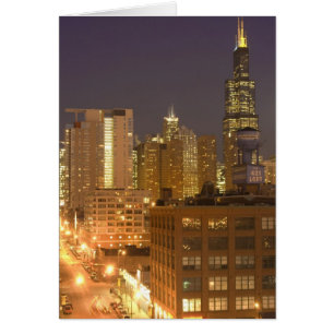 Chicago, Illinois, vue panoramique depuis West Loo