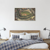 Chicago, Illinois - Wrigley Field Cubs Canvas Afdruk (Insitu (Slaapkamer))