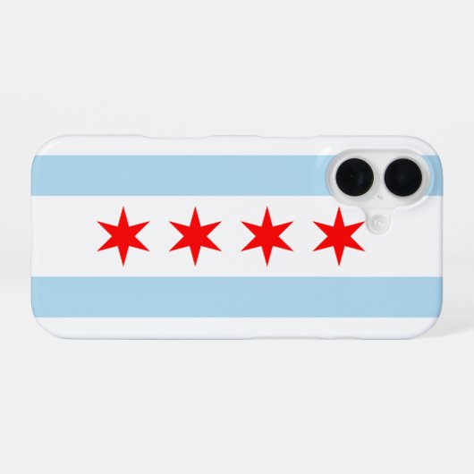 Chicago iPhone 16 Hoesje (Achterkant horizontaal)