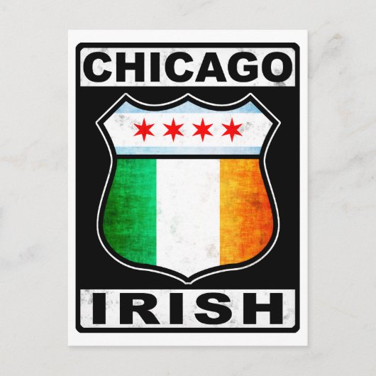 Chicago Irish American Briefkaart (Voorkant)