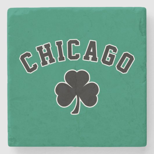 Chicago Irish Stenen Onderzetter (Voorkant)